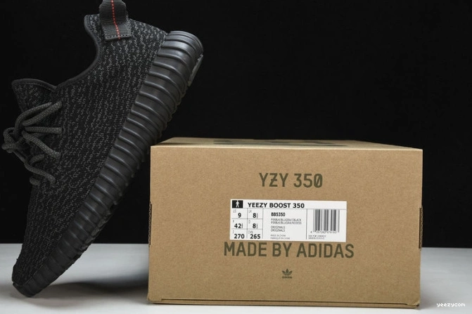 (2022 350 Boost 2023) Adidas Pirate Black Yeezy BB5350 0926